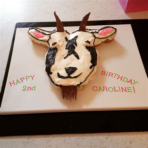 Goat Cupcake Cake