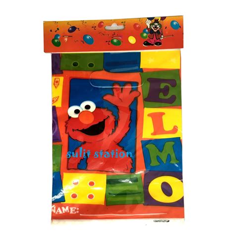 Pcs Sesame Street Themed Party Plastic Loot Pouch Bag Giveaways