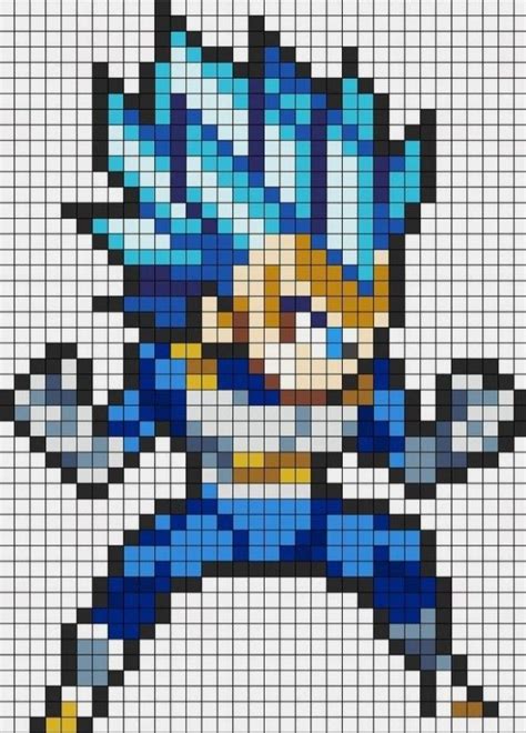 Sonic Pixel Art On Glass Tile