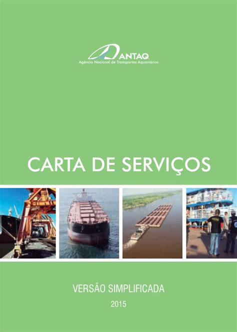 Pdf Carta De Servi Os Web Antaq Gov Brweb Antaq Gov Br Portal Pdf