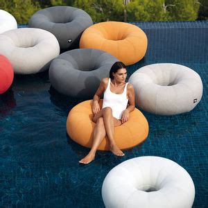 Contemporary Sun Lounger SIT POOL OGO Fabric Garden Pool