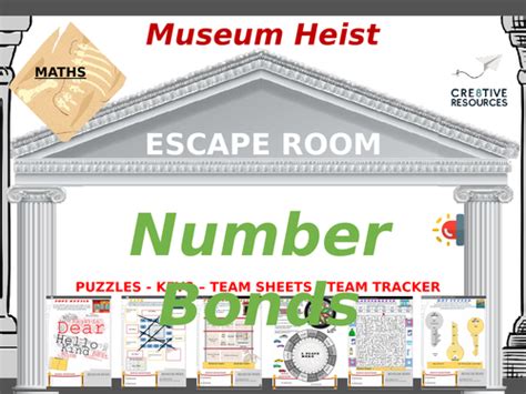 Number Bonds Maths Escape Room | Teaching Resources