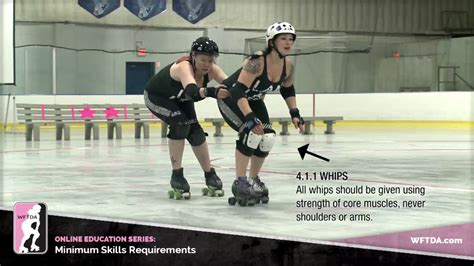 Whips Wftda Online Education Series Roller Derby Skating Skills