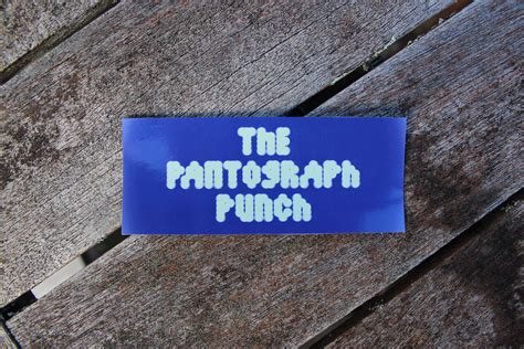 The Pantograph Punch Sticker Blue Cyanotype [single] Pantograph Punch