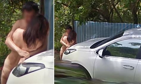 Amorous Couple Are Caught In A Naked Embrace By Google Street View Daily Mail Online