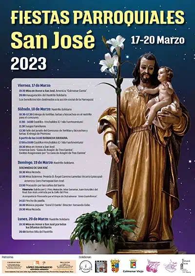 Fiestas parroquiales de San José de Colmenar Viejo 2023 planinfantil es