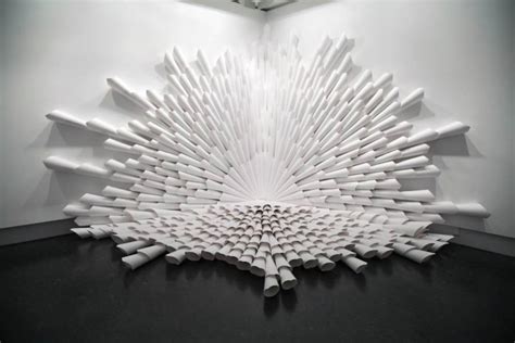 Abstract & Monumental Paper Sculptures by Marit Roland – Fubiz Media