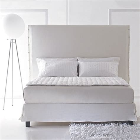 white high bed property furniture