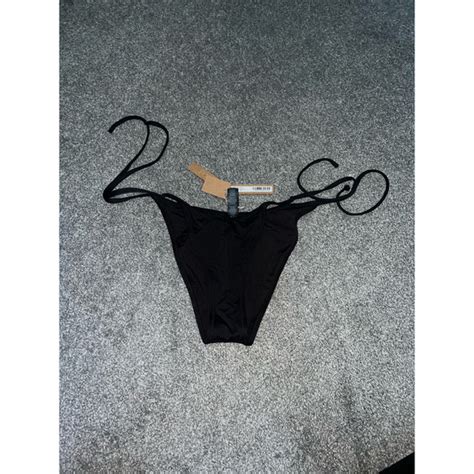 Skims Swim Skims Dippy Tie Bikini Bottom Medium Skims Bikini Skims