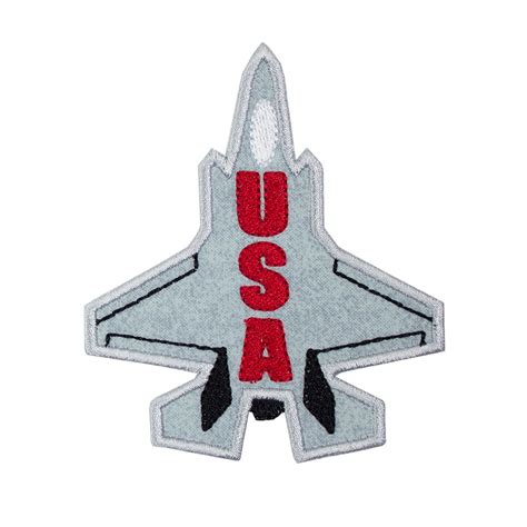 Usa Fighter Jet Plane Patch In Your Choice Of A Sew On Patch Etsy