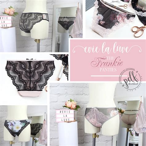 Frankie Panties Lingerie Sewing Pattern Pdf Sewing Pattern Evie La Luve Etsy