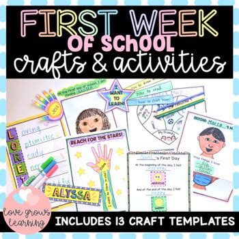 Activities For First Day At School | 13 Craft Templates by ...