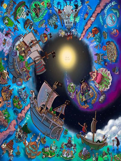 Download One Piece World Navigation Wallpaper | Wallpapers.com