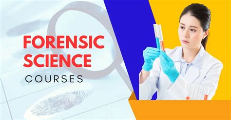 Forensic Science Courses An Overview