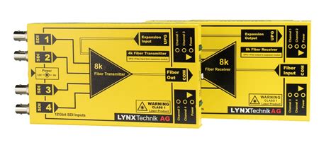 LYNX Technik Launches Yellobrik 8K Fiber Transmission Solution At NAB