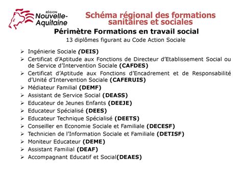 Sch Ma R Gional Des Formations Sanitaires Et Sociales Ppt T L Charger