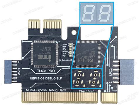 TL631-Pro Diagnosis Card + MINI PCI-E + A-DEBUG Desktop PCI Mainboard ...