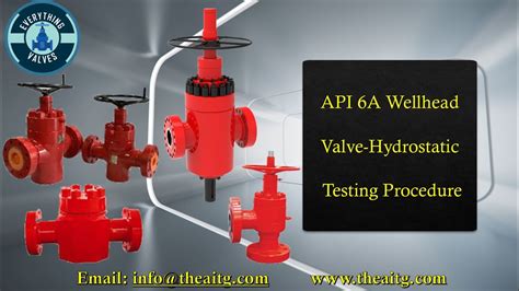 Api A Valve Testing Procedure Wellhead Valve Hydro Testing How To