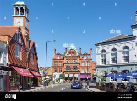 Pub Former Fire Station Flats Bell Clock Tower Wimbledon Village Hi Res