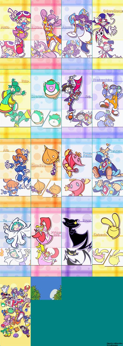 Ds Dsi Puyo Pop Fever Illustrations The Spriters Resource