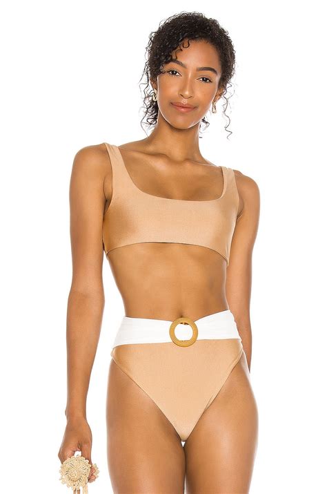 Camila Coelho Bonita Top In Nude REVOLVE