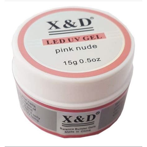 Gel Xed Pink Nude G Led Uv Shopee Brasil