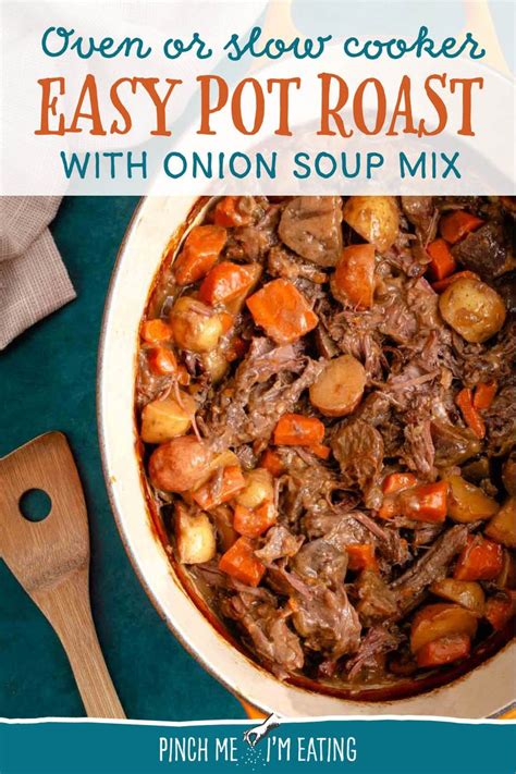 Easy Pot Roast Recipe with Onion Soup Mix