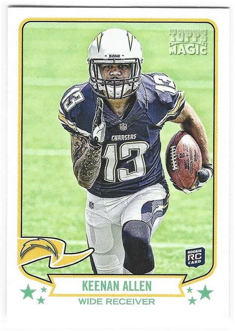 Keenan Allen Topps Magic Rookie Chargers Cal Bears S Ebay