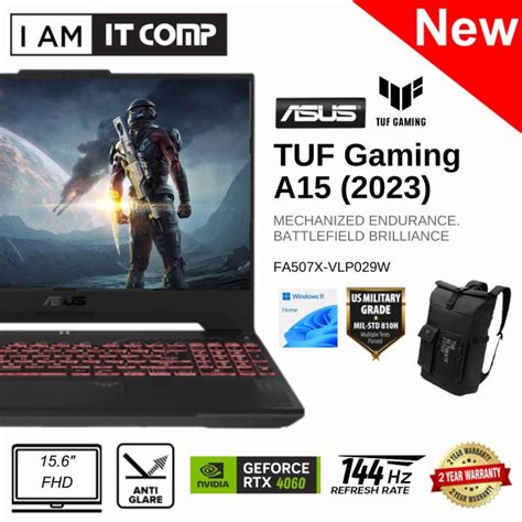 ASUS TUF Gaming A15 (FA507XV) R9 7940HS/16GB/512GB SSD/15.6" FHD, 144Hz ...