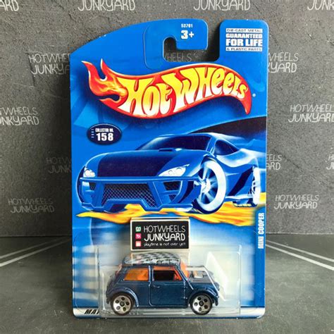 Jual Hot Wheels Morris Mini Cooper Blue 2000 5 Hole Rare Wheels Kab Tangerang Hotwheels