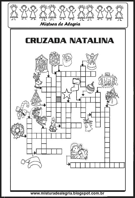 Cruzadinha De Natal Para Imprimir