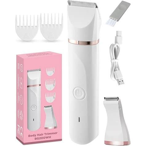 Bikini Trimmer For Women In Electric Ceramic Blades Pubic Hair Trimmer For Underarm Leg