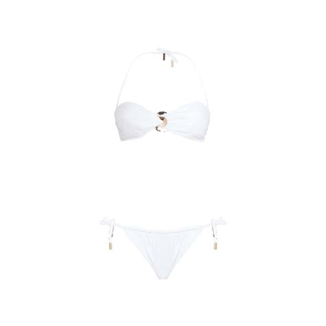 Buy MOEVA Marcella Bikini Swimwear White At 22 Off Editorialist
