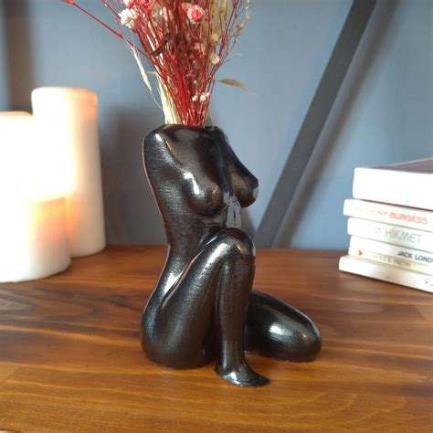 Woman Body Vase Female Torso D Printed Naked Body Flower Etsy