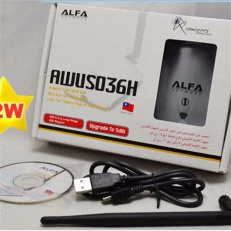 Jual ALFA Network AWUS036NH 1000mW 1W Wireless G USB Adapter - Kota ...