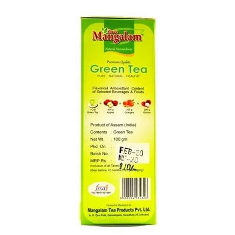 Shree Mangalam Natural Green Tea Assam Packaging Type Packet At Best Price In Guwahati