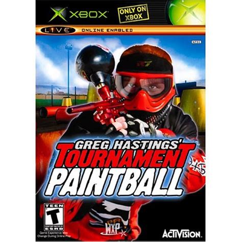 Greg Hastings Tournament Paintball Xbox For Xbox Original