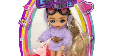 Barbie Extra Mini Doll Blonde Pigtails Purple Toys 4 You