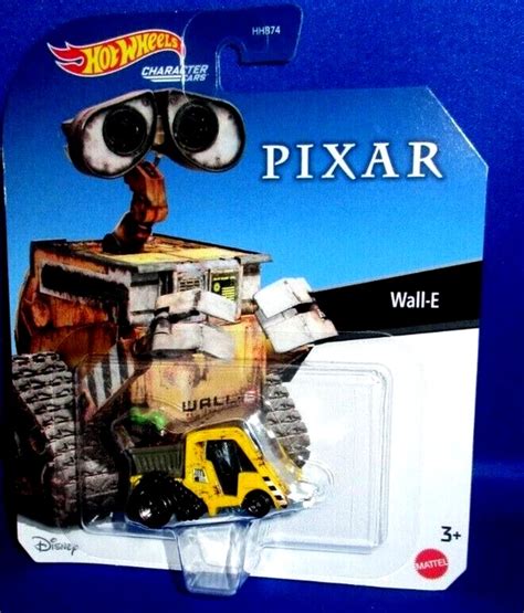 DISNEY PIXAR MOVIE Wall E Hot Wheels Collector Character Cars New PicClick UK