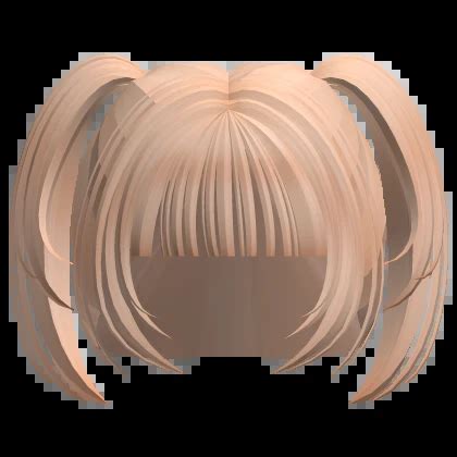 Fluffy Hime Pigtails Blonde Roblox Item Rolimon S