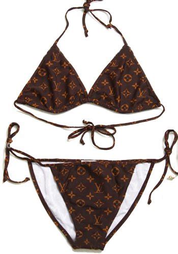 Louis Vuitton Swimsuit Bikini Chocolate Monogram Large