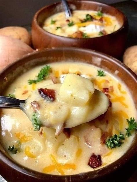 Creamy Potato Soup With Bacon Recipes Need