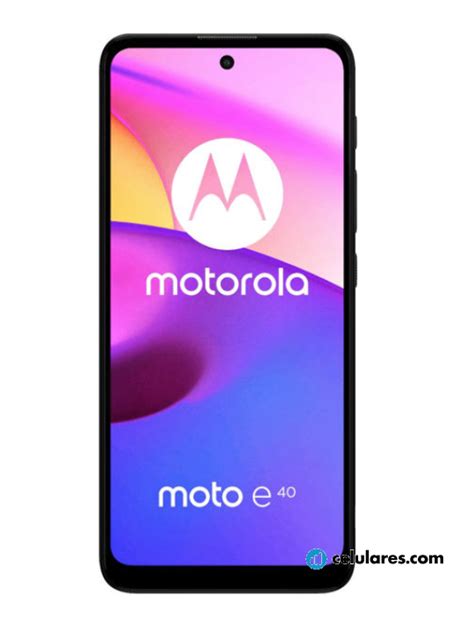 Características detalladas Motorola Moto E40 Celulares México