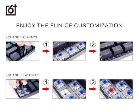 Gk Bluetooth Usb C Dual Mode Split Spacebar Hot Swappable Gateron Optical Switch Rgb