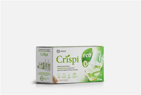 Grass Экологичные таблетки для посудомоечной машины Crispi Eco 30 шт ...