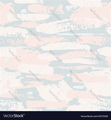 Beautiful Seamless Pattern With Nude Watercolor Vector Image