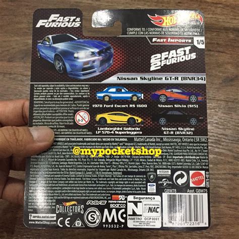 RESERVED Hot Wheels NISSAN SKYLINE GT R BNR34 Fnf Hobbies Toys Toys Games On Carousell