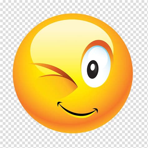 Emoji Wink Transparent Background Png Cliparts Free