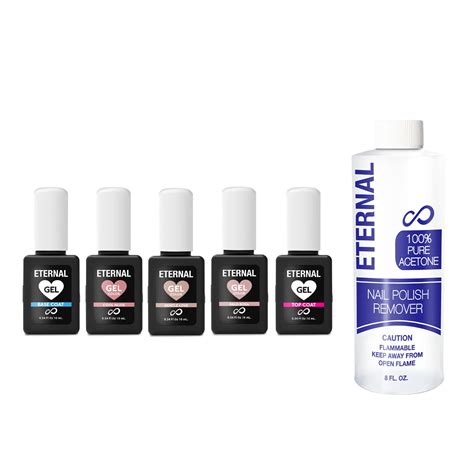 Gel Polish Kit Of In The Nude Colors Acetone Beauty Hiddens