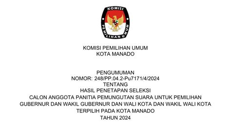 Inilah Daftar Anggota Pps Di Kecamatan Bunaken Dan Bunaken Kepulauan